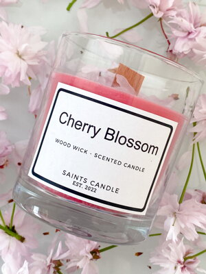 Kvetinová sójová sviečka Cherry Blossom 175g