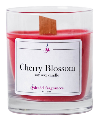 Kvetinová sójová sviečka Cherry Blossom 175g