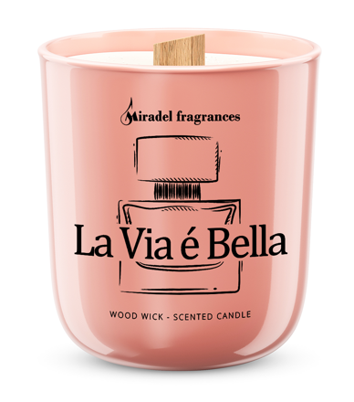 Parfémová sójová sviečka La Via é Bella 175g